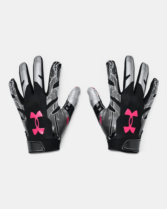 Men's UA F8 Football Gloves, Black, pdpMainDesktop image number 0
